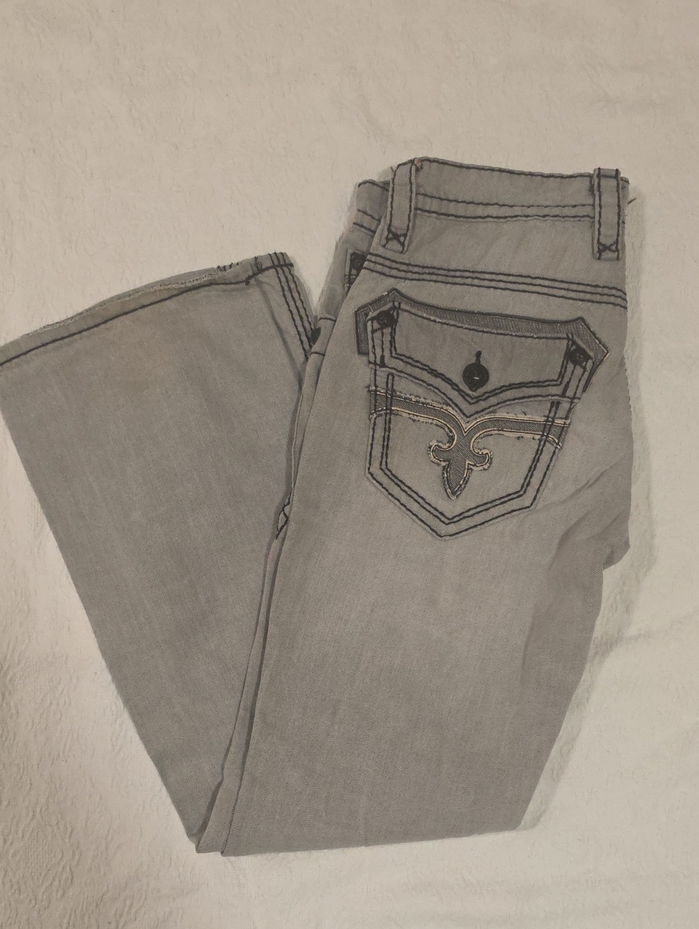Mens Rock Revival, Dan Bootcut Jeans - Size 33